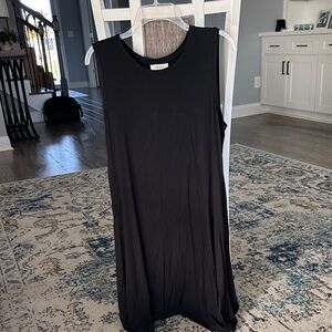 Style & Co. Black Sleeveless A-Line Dress